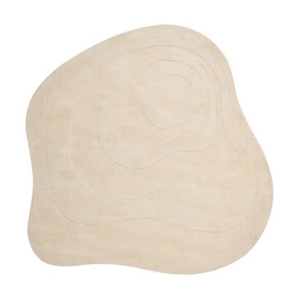 Beliani - GORANO - Vloerkleed - Licht - 160 x 160 cm - Viscose Beige
