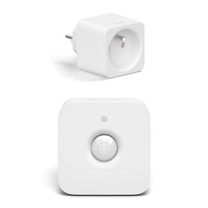 Philips Hue Combipack Smart Plug BE & Bewegingssensor Binnen Wit