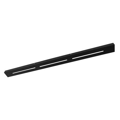 QAZQA Plafondplaat zwart 120cm voor 2, 3 of 5 hanglampen