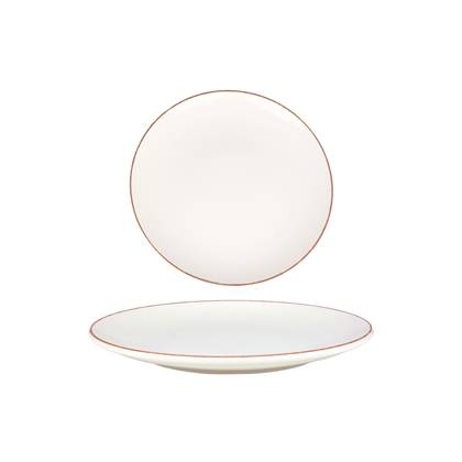 Bonna Dinerbord - Retro - Porselein - 30 cm - set van 6