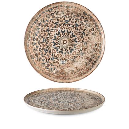 Rinart Dinerbord - Aztec - Porselein - 26 cm - set van 6