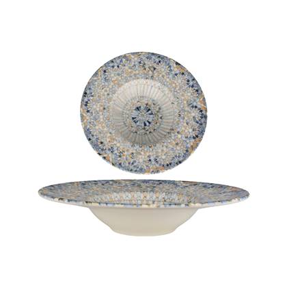 Bonna Pastabord - Luca Mosaic - Porselein - 28 cm - set van 2