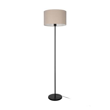 EGLO Feniglia Vloerlamp - E27 - 151 cm - Beige|Zwart - Linnen Zwart, Bruin
