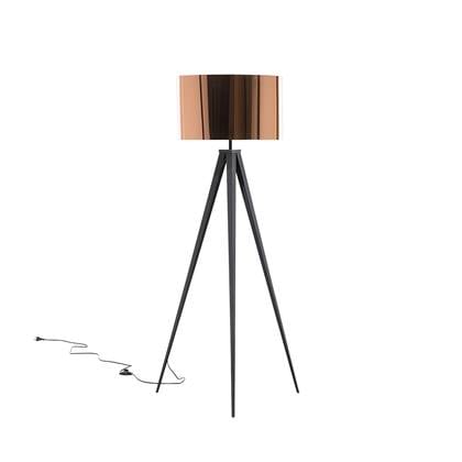 Beliani - STILLETO II - Staande lamp - Koper - Metaal afbeelding