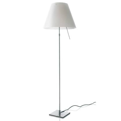 Luceplan Grande Costanza vloerlamp telescopisch met dimmer Wit