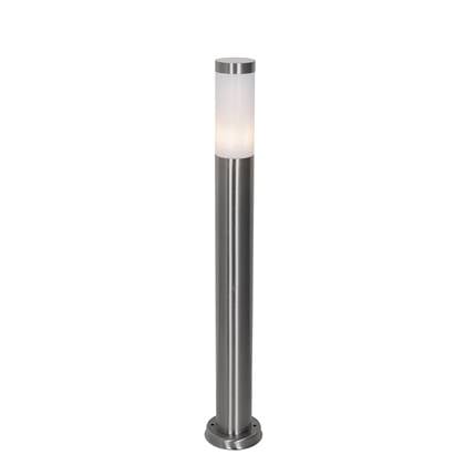 QAZQA rox - Moderne Staande Buitenlamp | Staande Lamp voor buiten - 1 lichts - H 80 cm - Staal - Buitenverlichting