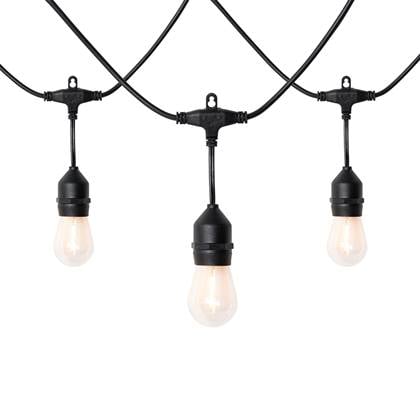 QAZQA chill - Moderne LED Hanglamp - 10 lichts - L 1000 cm - Transparant - Buitenverlichting