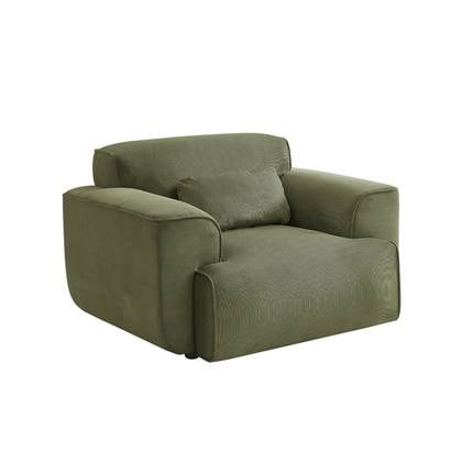 sweeek - Fauteuil wallas corduroy, 118x98x73cm