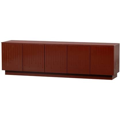 BePureHome Pencil TV Meubel - Grenen - Merlot Gloss - 52x180x40