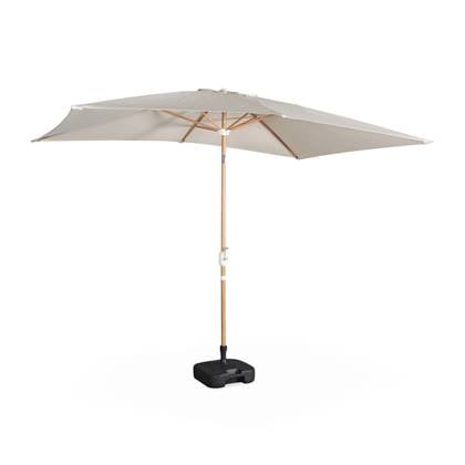 Sweeek  Rechthoekige parasol 2x3m met centrale mast