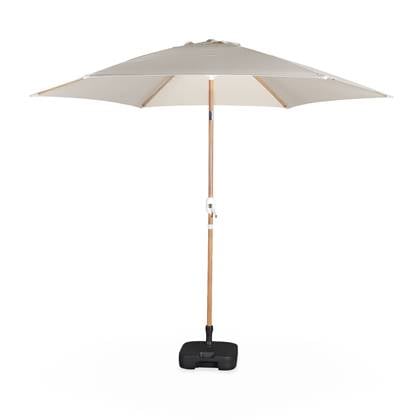 Sweeek  3m ronde parasol, paal met houteffect