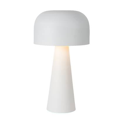 Atmooz - Mush - Tafellamp - Wit - Paddenstoel - Mushroom - 25 x 45 x 25 cm - Metaal