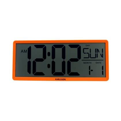 Karlsson  Wall|Table Clock Retro LCD