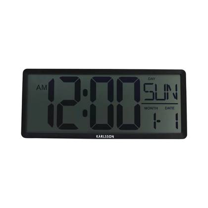 Karlsson  Wall|Table Clock Retro LCD