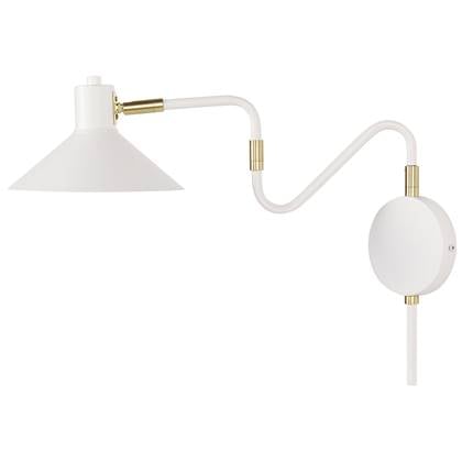 Beliani - BALIEM - Wandlamp - Wit - Metaal afbeelding