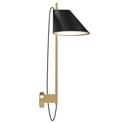 Louis Poulsen Yuh wandlamp LED messing Zwart