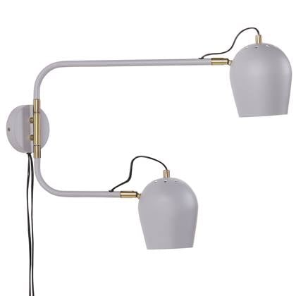 Beliani - ESTRELLA - Wandlamp - Licht - Metaal Grijs
