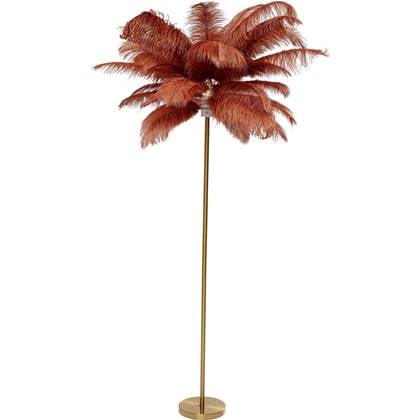 Kare Vloerlamp Feather Palm Rusty Red  165cm