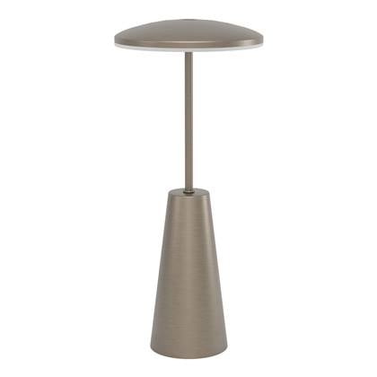 EGLO Piccola Tafellamp - Draadloos - 28 cm - Donker Brons Brons, Wit