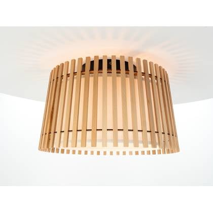 EGLO Fattoria Plafondlamp - E27 - Ø 38 cm - Zwart|Bruin|Wit Bruin, Wit, Zwart
