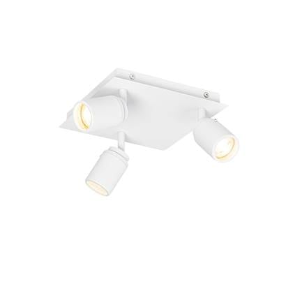 QAZQA Moderne badkamer spot vierkant 3-lichts IP44 - Ducha Wit