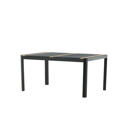 Rebellenclub Ferna Tuintafel - 150 x 90cm - Zwart