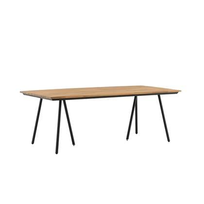 Rebellenclub Foxglo Tuintafel - 200 x 100cm - Naturel Hout Bruin
