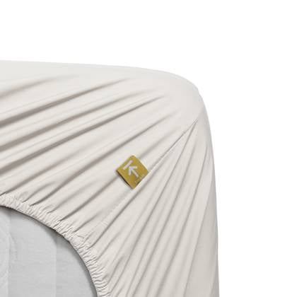 Beddinghouse Percale katoen - Topper Hoeslaken - 90x210 - Gebroken wit Crème
