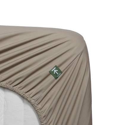 Beddinghouse Percale katoen - Splittopper Hoeslaken - 180x220 - Zand