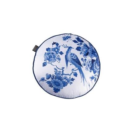 KAAT Amsterdam Blue Bird Sierkussen - 40x40 cm - Blauw