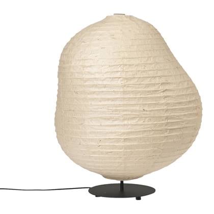 ferm LIVING Kurbis Vloerlamp - H 63,3 - Natural / Zwart