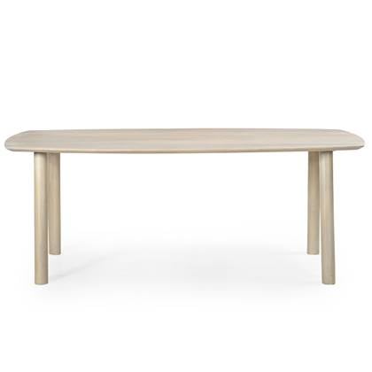 Giga Meubel - Eettafel Leone Naturel 240cm Deens Ovaal Bruin
