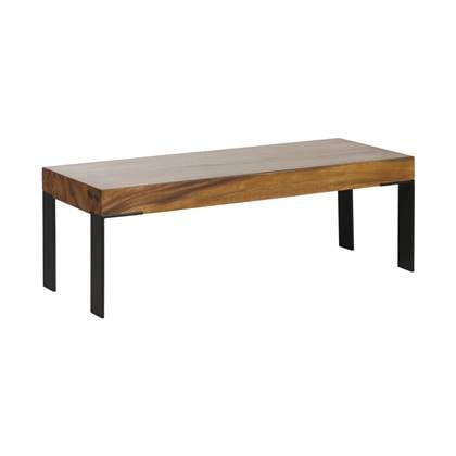 Woonexpress Salontafel Smal Arte - Hout - Bruin - 100 x 35 x 40 cm (BxHxD)