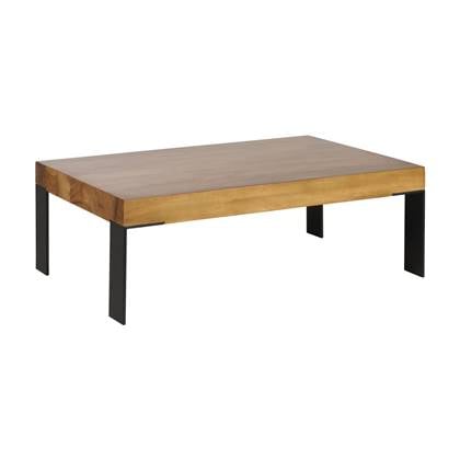 Woonexpress Salontafel Breed Arte - Hout - Bruin - 100 x 35 x 70 cm (BxHxD)