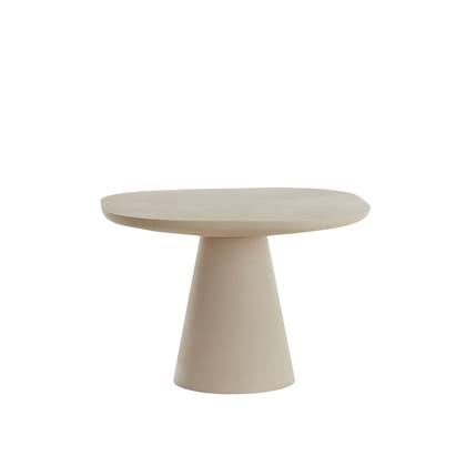 Light & Living Light&living Bijzettafel 60x60x41 cm ABALA mat crème Beige