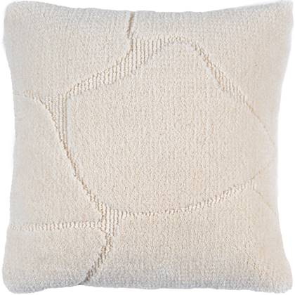 Home67 - Kussen Navi Naturel 45 x 45 cm Wit