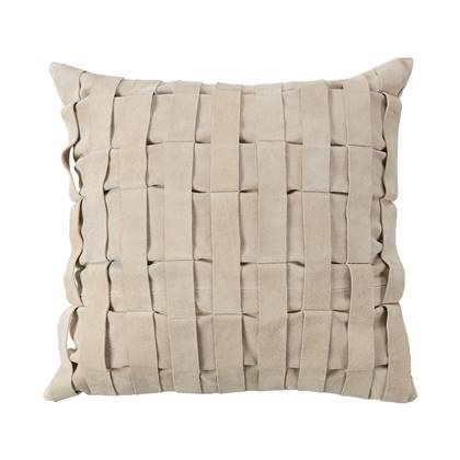 vtwonen Sierkussen - Vierkant Kussen - Woonaccessoires - Beige - 45x45cm