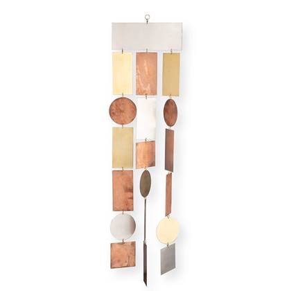 vtwonen Guirlande van Metaal - Slinger - Wanddecoratie - Meerkleurig - 76cm