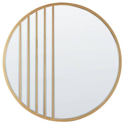 Beliani - COUST - Wandspiegel - Goud - 80 x 80 cm - MDF