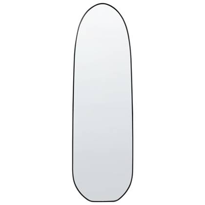 Beliani - DARNETS - Wandspiegel - Zwart - 46 x 160 cm - Aluminium