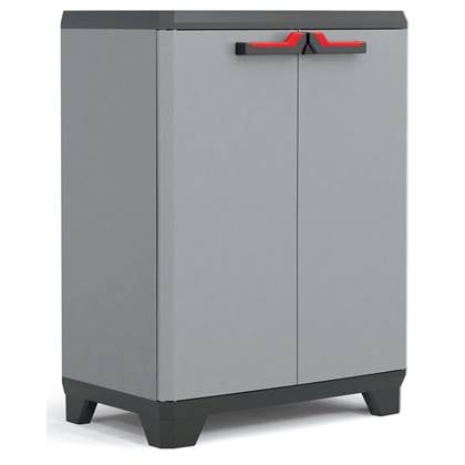 Keter Stilo Opbergkast laag - 1 plank Grijs