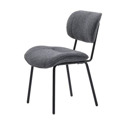 Nordic Home Joakim eetkamerstoel - donker Grijs
