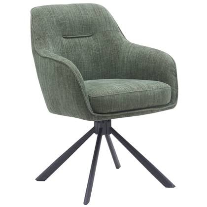 Hygge Interiors Select Avola Draaistoel Bos set van 2 Groen