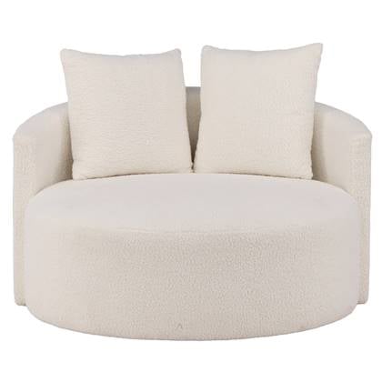 Rebellenclub Vaian Loungefauteuil XL - Wit