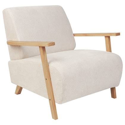 Beliani - LESJA - Fauteuil - Licht - Polyester Beige