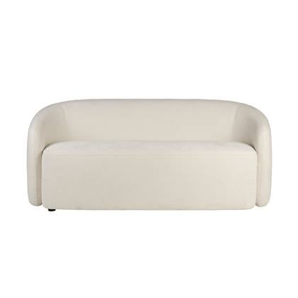 Housecraft Living Len Bank 3-zits Teddy stof Wit
