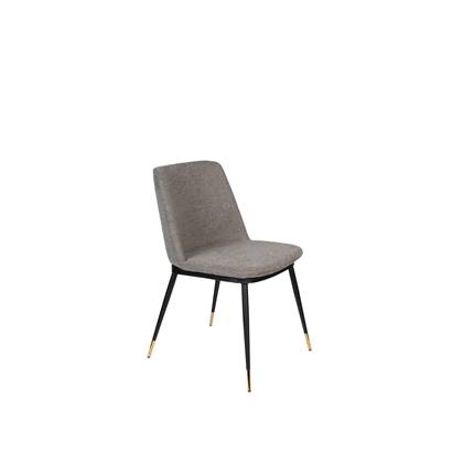 Housecraft Living Lionel Eetkamerstoelen Licht - Set van 2 Grijs