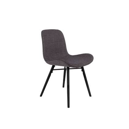 Housecraft Living Lester Eetkamerstoelen Antraciet - Set van 2 - Grijs