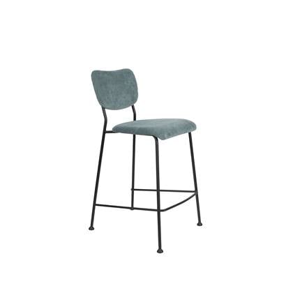 Zuiver Benson Barkruk 64,5 cm Grijs|Blauw - Set van 2