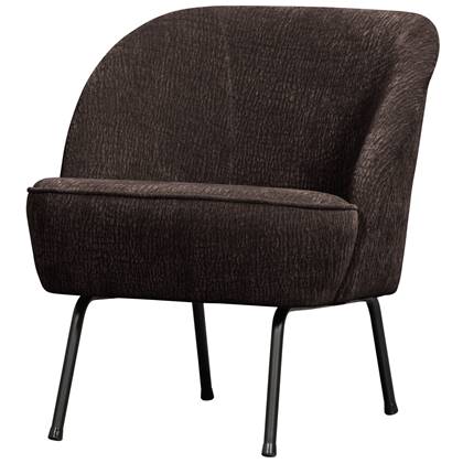 WOOOD fauteuil 3D Vogue - Chenille - Donker Bruin